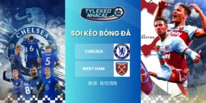 Thứ hạng BXH của Chelsea vs West Ham mới nhất