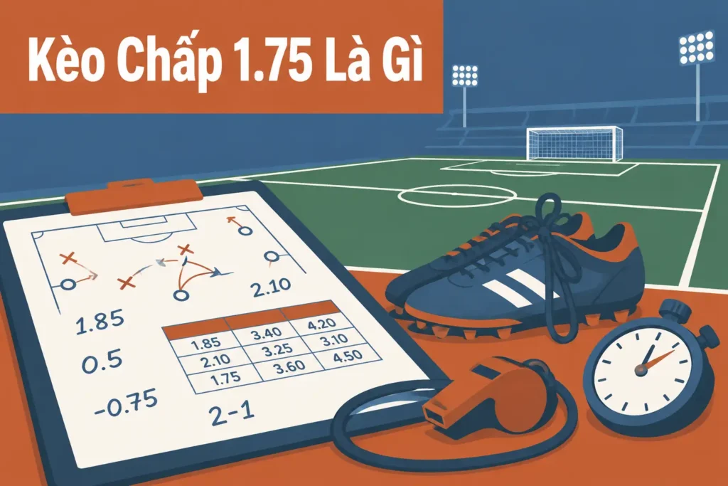 Kèo chấp 1.75 là gì và còn được gọi bằng tên nào khác?