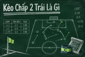 Kèo chấp 2 trái, còn được gọi là kèo chấp 2 hoặc kèo chấp hai bàn - kèo chấp 2 trái là gì