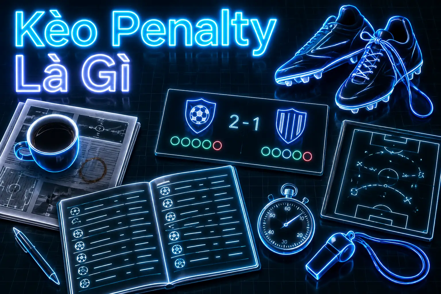 Chữ "penalty" trong cá cược bóng đá có hai nghĩa khác nhau - kèo penalty là gì