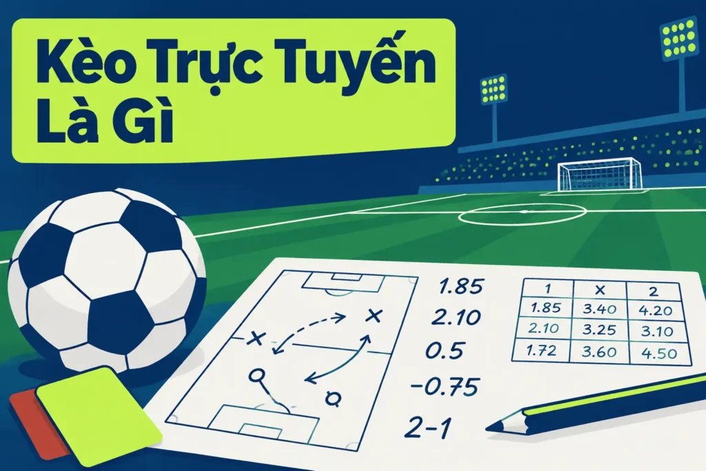 Kèo trực tuyến là hệ thống tỷ lệ cược được cung cấp trên các nền tảng cá cược online - kèo trực tuyến là gì