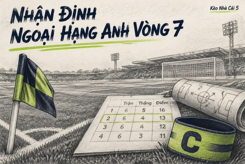 Vòng 7 có tất cả 10 trận, kéo dài từ ngày 17/10 đến ngày 20/10/2026 theo giờ Việt Nam - nhận định ngoại hạng anh vòng 7 mùa