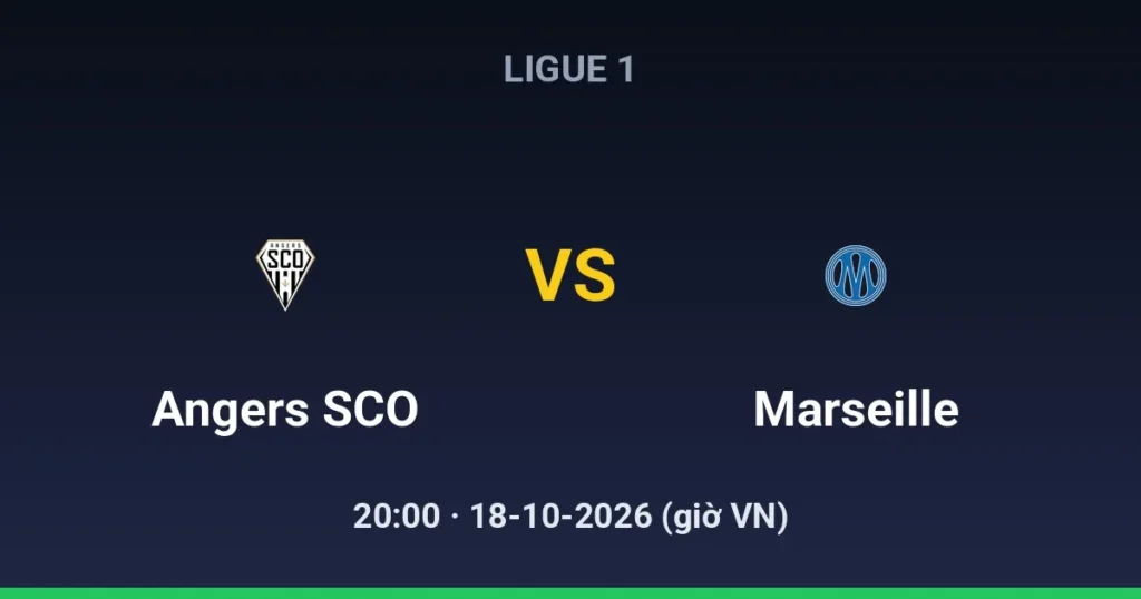 Angers SCO vs Marseille