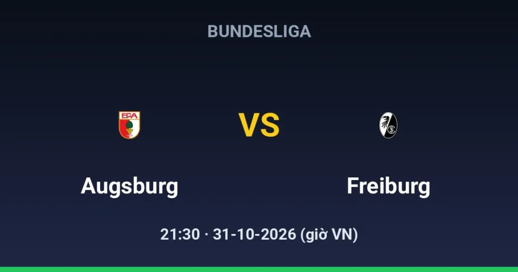 FC Augsburg vs SC Freiburg