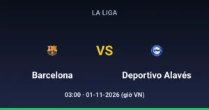 FC Barcelona vs Deportivo Alavés