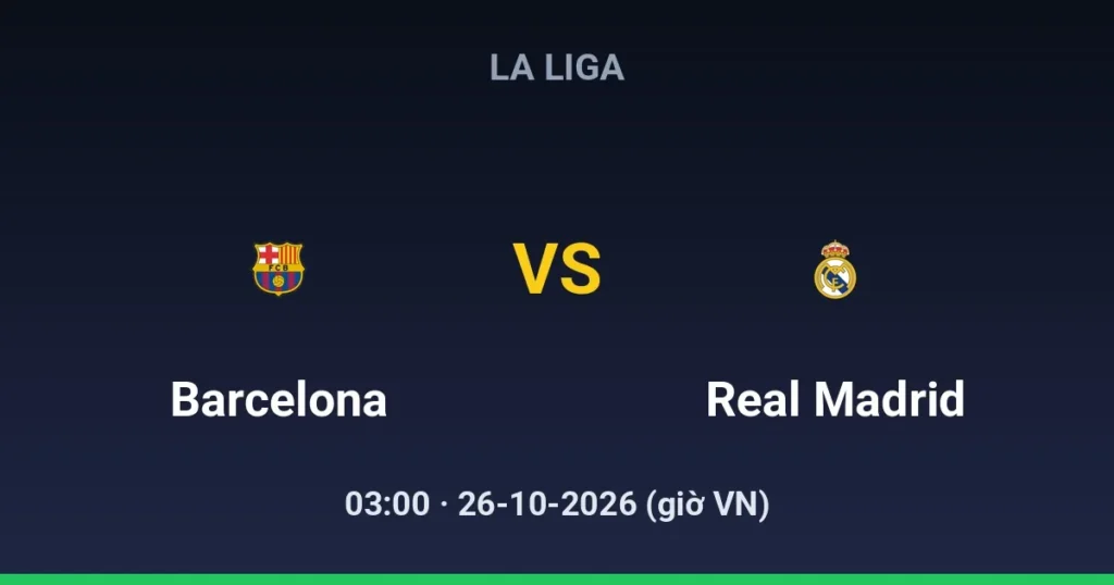 FC Barcelona vs Real Madrid