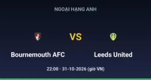 Bournemouth AFC vs Leeds United