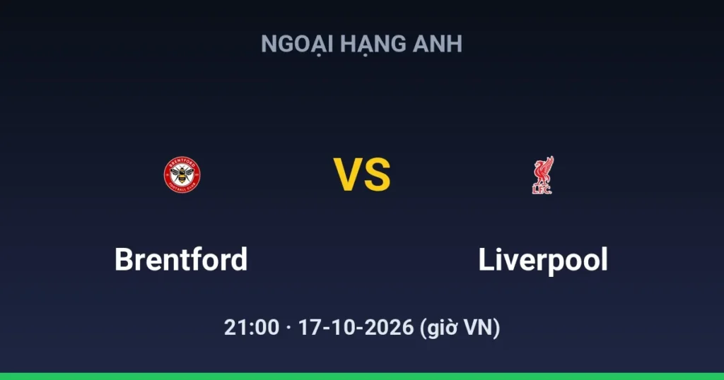 Brentford vs Liverpool