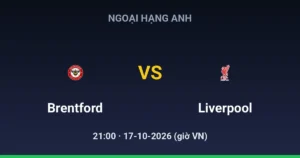 Brentford vs Liverpool