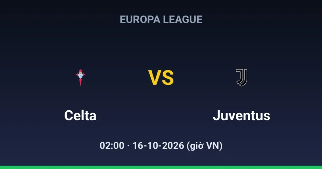 RC Celta vs Juventus