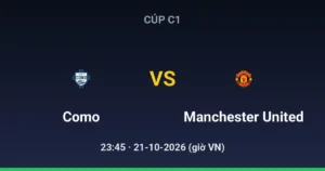 Como vs Manchester United
