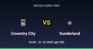 Coventry City vs Sunderland