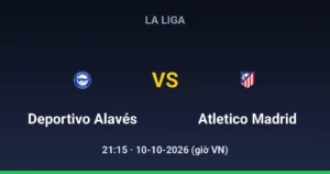 Deportivo Alavés vs Atletico Madrid