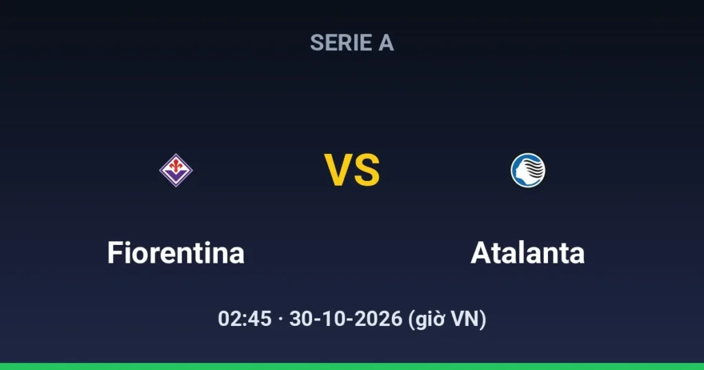 Fiorentina vs Atalanta