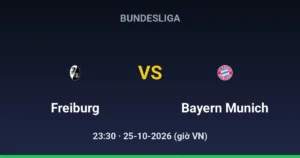 SC Freiburg vs FC Bayern Munich