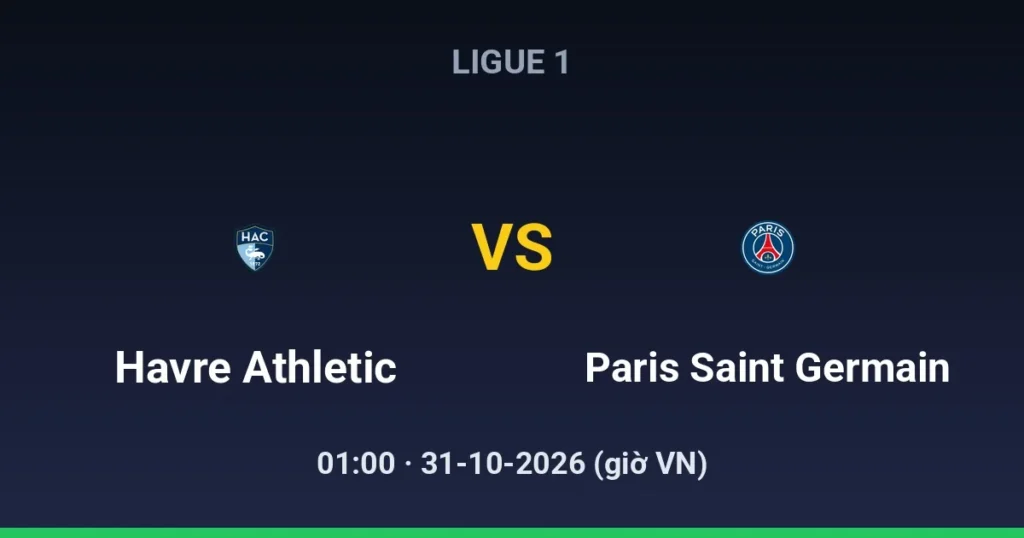 Havre Athletic Club vs Paris Saint Germain