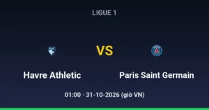 Havre Athletic Club vs Paris Saint Germain