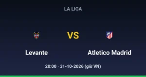 Levante vs Atletico Madrid
