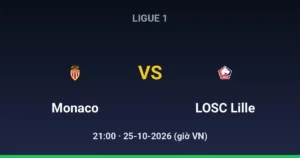 AS Monaco vs LOSC Lille