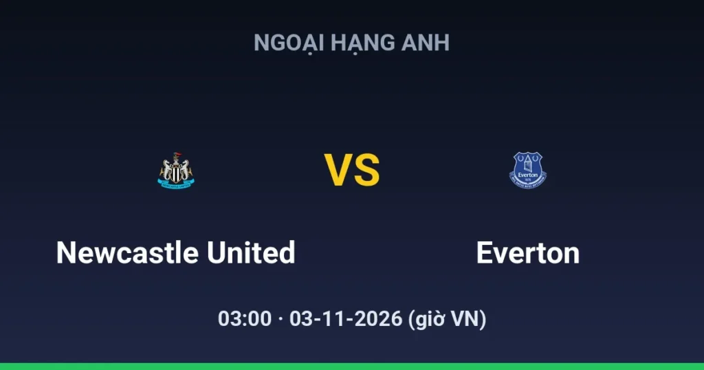 Newcastle United vs Everton