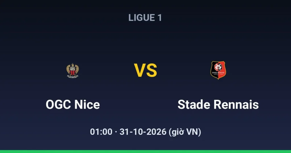 OGC Nice vs Stade Rennais FC