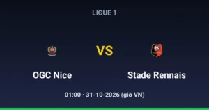 OGC Nice vs Stade Rennais FC