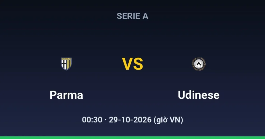 Parma vs Udinese