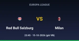 Red Bull Salzburg vs AC Milan