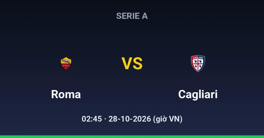 AS Roma vs Cagliari