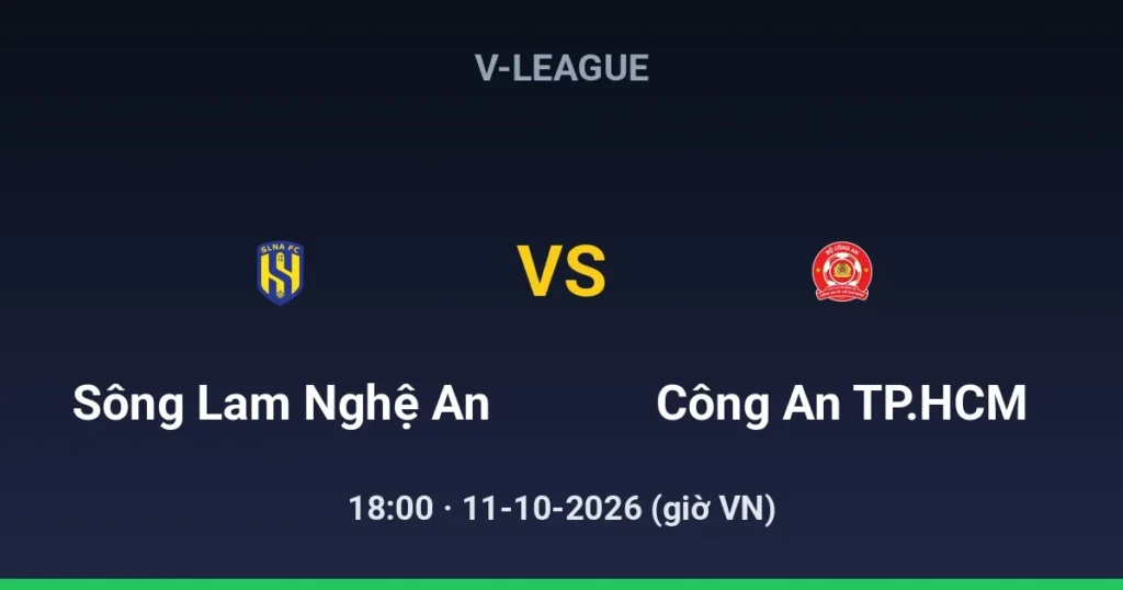 Sông Lam Nghệ An vs Công An TP.HCM