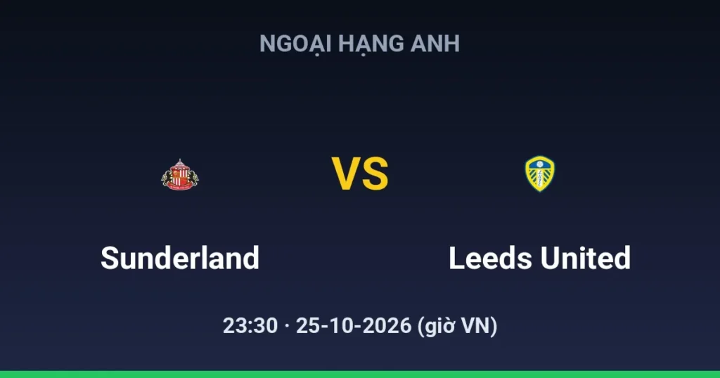 Sunderland vs Leeds United