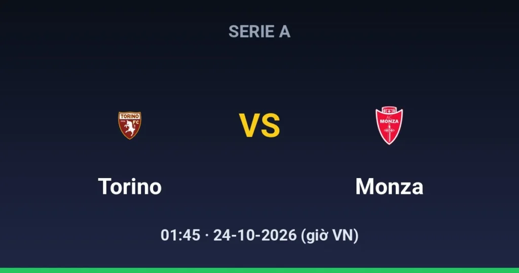 Torino vs Monza