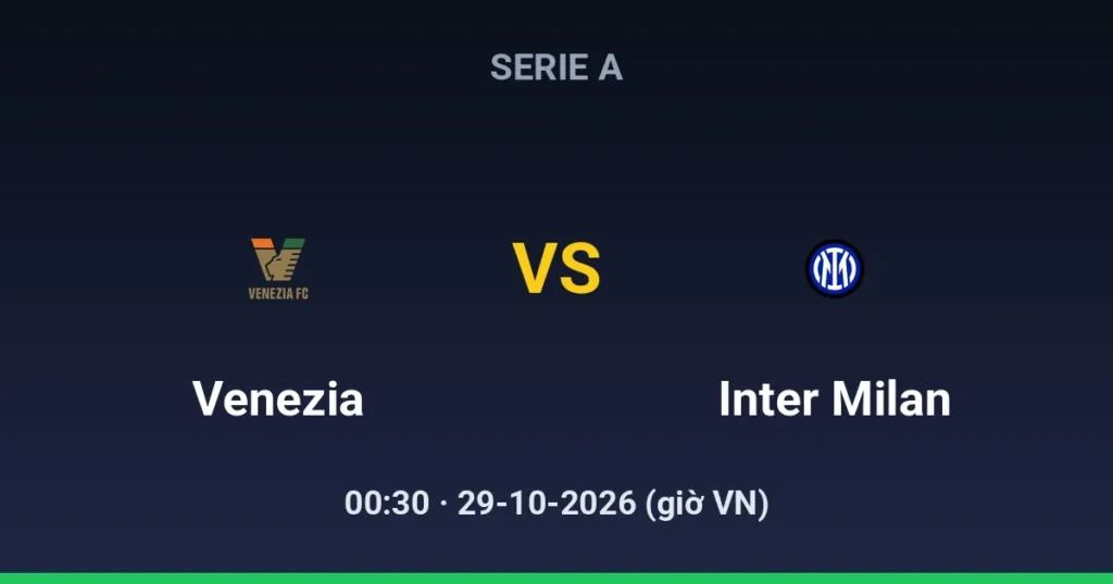 Venezia vs Inter Milan