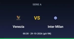 Venezia vs Inter Milan