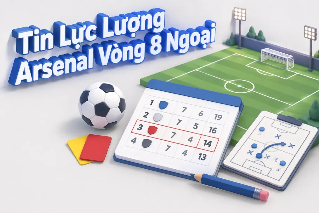 Theo danh sách của trang Fantasy Premier League - tin lực lượng Arsenal vòng 8 Ngoại Hạng Anh